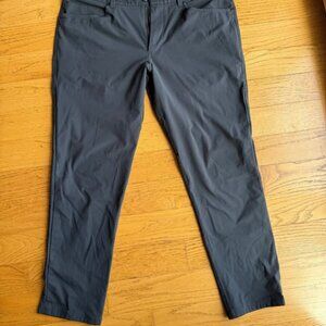 Lululemon ABC Slim-Fit 5 Pocket Pant 34W X 30L Warpstreme (Obsidian)